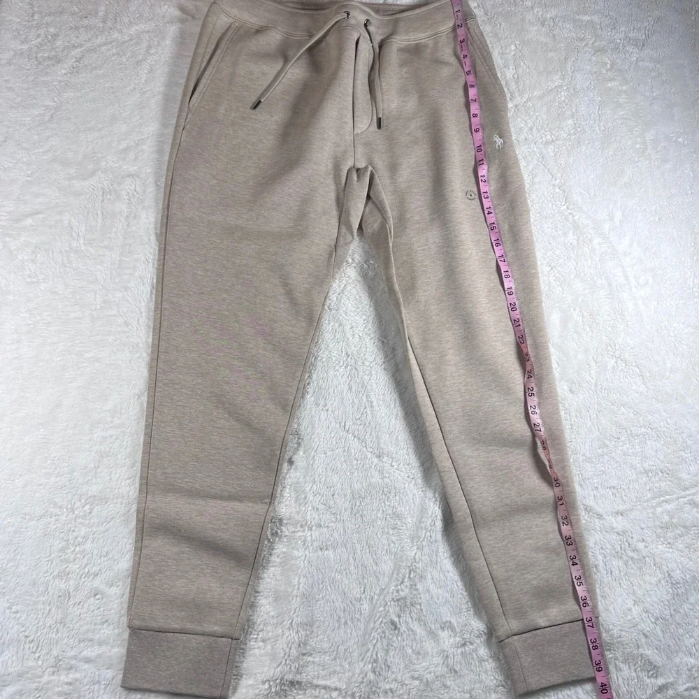 Polo Ralph Lauren Mens Double-Knit Jogger Pants Tuscan Beige Heather‎ Medium NWT